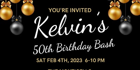Kelvin’s 50th Birthday Bash