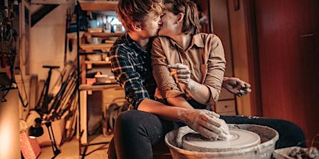 Intro to Pottery wheel throwing for Couples in Oakville, Bronte Harbour