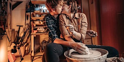 Pottery wheel throwing for couples with Kelsey in Oakville, Bronte Harbour primary image