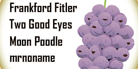 Frankford Fitler + Two Good Eyes + Moon Poodle + mrnoname @ Grape Room 3/10