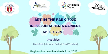 Art in the Park- Art Activity registration form