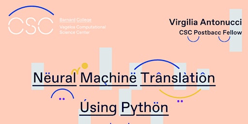 CSC Workshop: Neural Machine Translation using Python