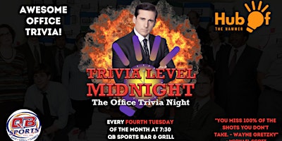 The Office - Trivia Level Midnight - Monthly at QB (Burlington) primary image