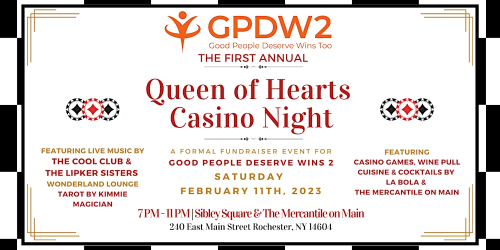 Queen of Hearts Casino Night