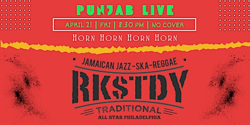 RK$TDY ~ Jamaican Jazz -SKA - Reggae primary image