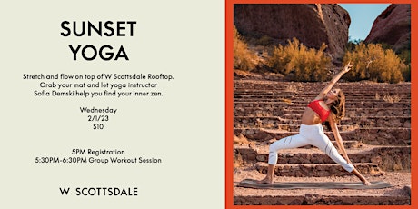 Sunset Rooftop Yoga at W Scottsdale