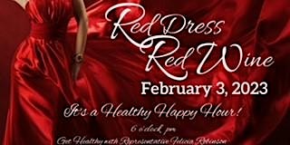 RED DRESS RED WINE Healthy Heart Happy Hour
