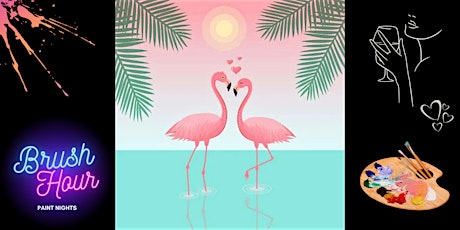 Paint Night: Flamingo Love (VALENTINES DAY SPECIAL)