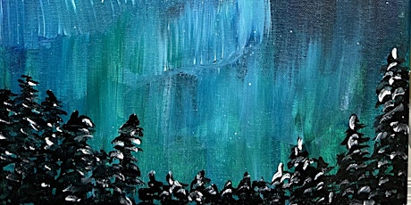 Northern Lights Masterpiece and Messages Paint Night