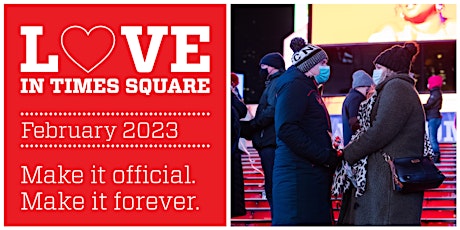 Love in Times Square 2023: Annual Vow Renewal Ceremony primary image