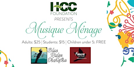 HCC Foundation Presents Blue Ridge Orchestra's Musique Ménage