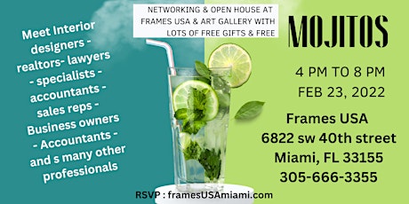 Networking & Open House at  Frames USA & Art Gallery