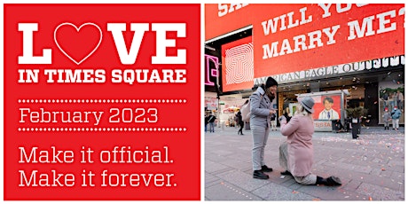 Hauptbild für Love in Times Square 2023: Surprise Proposals