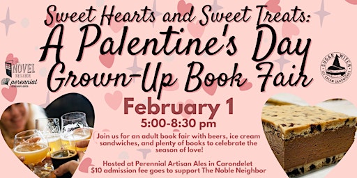 Sweethearts and Sweet Treats: A Palentine’s Day Adult Book Fair