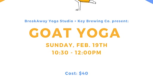 Goat Yoga at Key Brewing Co.