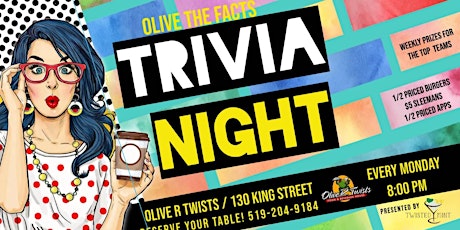 Olive the Facts Trivia Night!