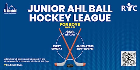 Junior AHL Ball Hockey League
