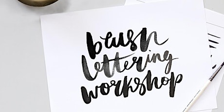 Brush Lettering workshop with The Lovely Drawer primary image