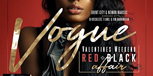 Vogue- Annual Black & Red Affair 2.10.23 - Club Love Raleigh NC