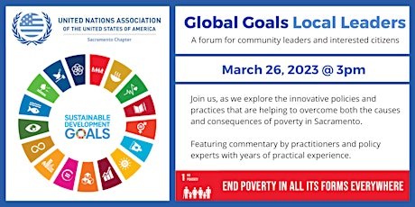 Global Goals Local Leaders Forum: Overcoming Poverty