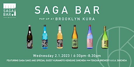 Saga Bar Pop Up at Brooklyn Kura primary image