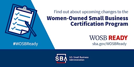 WOSB Certification - (Women Owned Small Business)