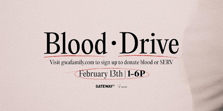 Gateway Blood Drive