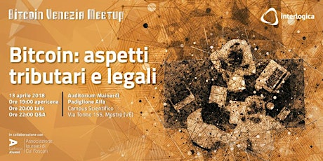 Immagine principale di Bitcoin Venezia Meetup Bitcoin: Aspetti tributari e legali 