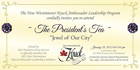 Hyack Festival Association's 2023 President's Tea
