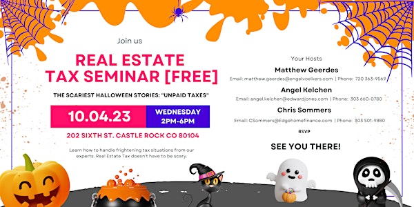 Real Estate  Tax Seminar [FREE]