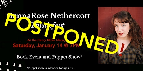 POSTPONED | "Thistlefoot book signing, reading, and puppet show