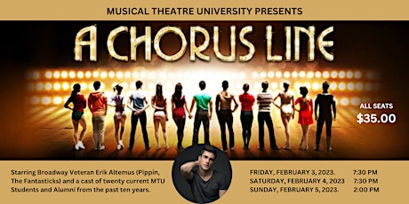 MTU Presents Chorus Line - Friday, February 3, 2023