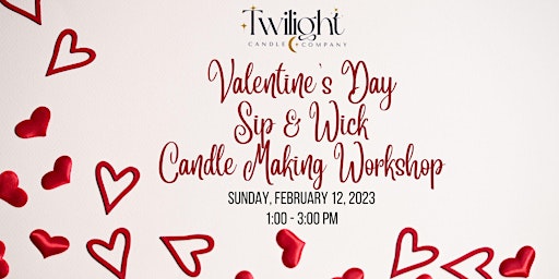 Valentine's Day Sip & Wick Candle-Making Workshop