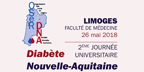 Image principale de 2 ème journée Universitaire, Diabète en Nouvelle Aquitaine, OSER DNA