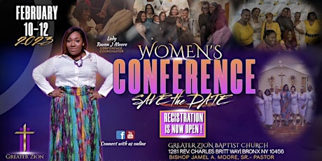 GZBC Women's Conference 2023 Conference Host - Lady Raven J. Moore