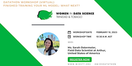 Workshop 3: Finished Training your ML Model: What next?