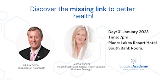 Discover the missing link to Health