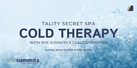 Cold Therapy with She Summits x Claudia Bastien