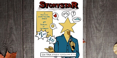Storystar: A live storytelling event (February Edition)