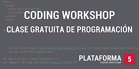 Imagen principal de Coding Workshop: Clase Gratuita de Programación