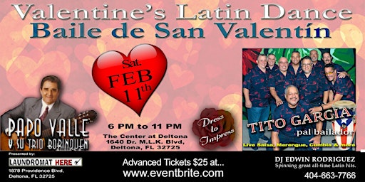 Valentine's Latin Dance - Baile de San Valentín (Live music & DJ)