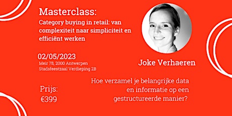 Masterclass: Category buying in Retail