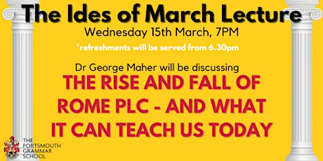 The Ides of March Lecture