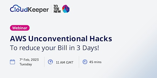 AWS Unconventional Hacks To Reduce your Bill in 3 Days!