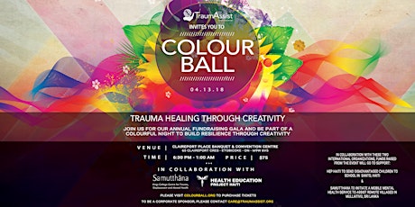 Colour Ball Gala - Trauma Healing Through Creativity primary image