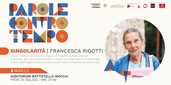 Parole controtempo | Singolarità | Francesca Rigotti