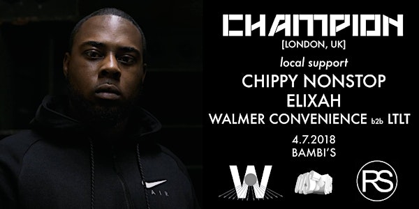 DJ Champion at Bambi's (w/ Chippy Nonstop, Elixah, Walmer Convenience,LTLT)