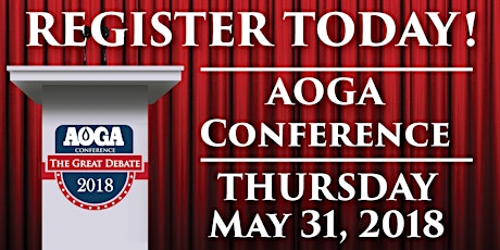 "The Great Debate" AOGA 2018 Conference & Exhibit Hall - Registration Deadline: May 25 primary image
