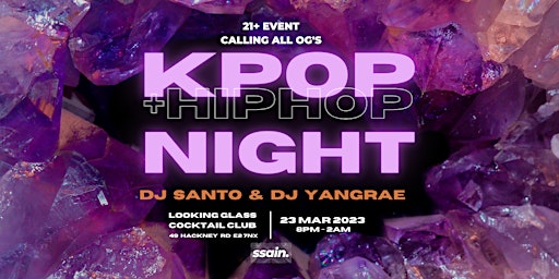 K Pop /  Hip Hop Night in Shoreditch!