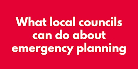 WHAT LOCAL COUNCILS CAN DO ABOUT EMERGENCY PLANNING